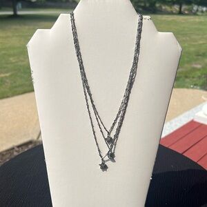 Triple strand necklace